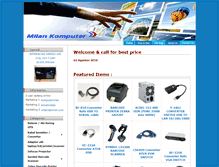 Tablet Screenshot of milankomputer.com